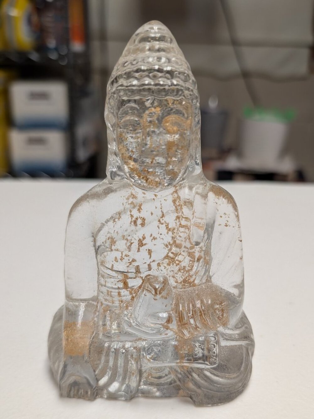 Glass Buddha from Corning Museum of Glass